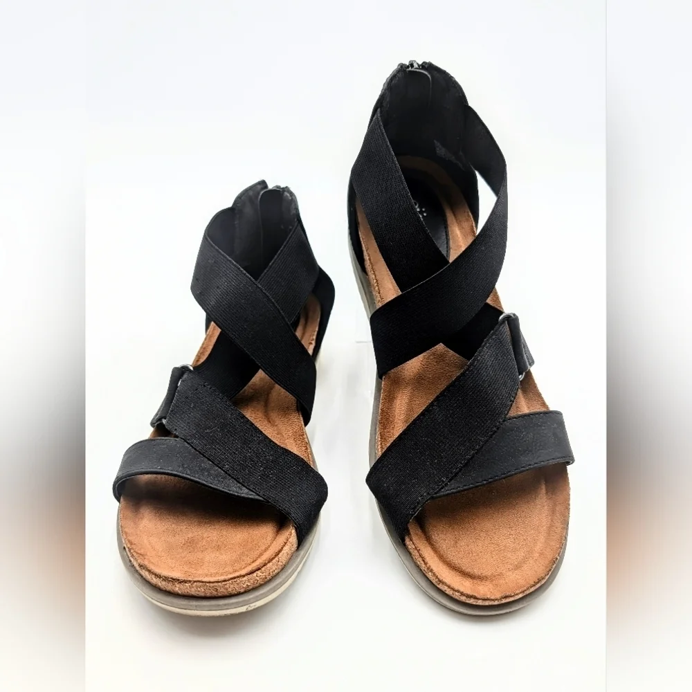 Eurosoft Size 8 M Women's Black Strappy Sandals - Chic & Comfortable - Picture 3 of 15